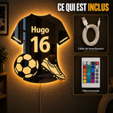 Footlumi™ | Miroir LED Football Personnalisé