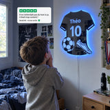 Footlumi™ | Miroir LED Football Personnalisé