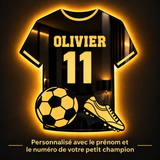 Footlumi™ | Miroir LED Football Personnalisé
